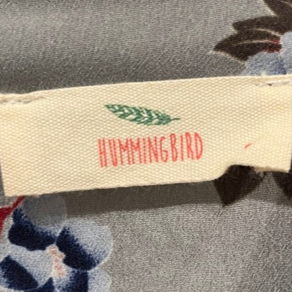 HUMMINGBIRD Floral Surplice Bell Sleeve Romper - Picture 5 of 9